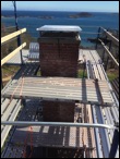 masonry repair on Braintree chimney